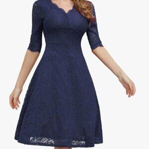 Navy Lace dress